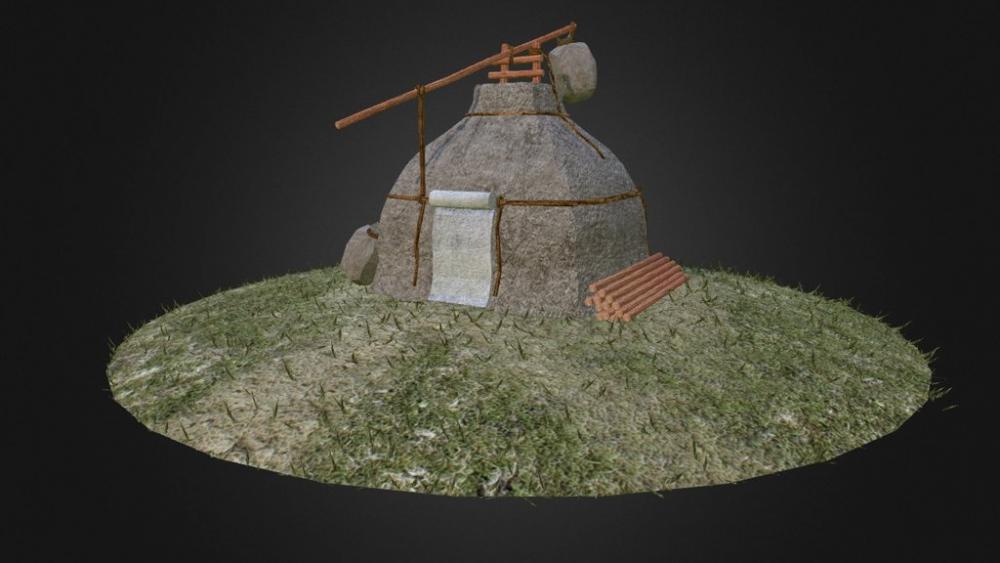 Scythian yurt. - 3D model by Mikhail Antonov (@xeofox) [ae08e33 ...