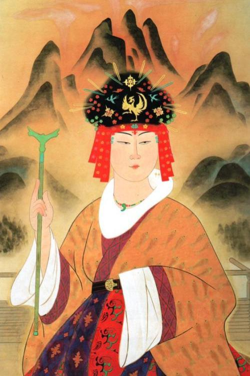 Queen of Yamataikoku Painting by Yasuda Yukihiko  Source: Wikipedia