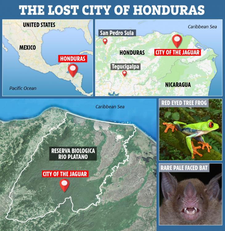 Explorers hunting for mystery city in Honduran rainforest find ...