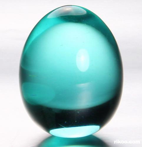 Resultado de imagen para glass egg blue