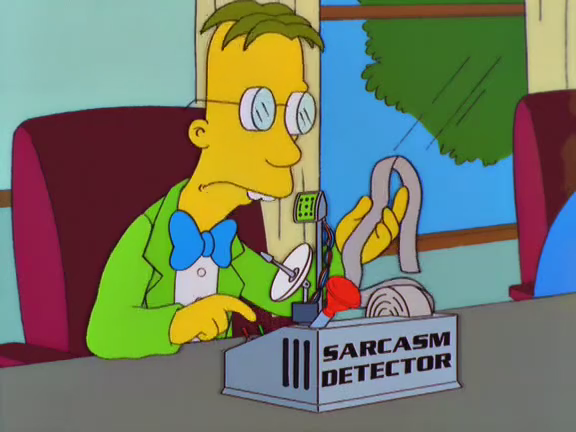 Resultado de imagen para sarcasm-detector
