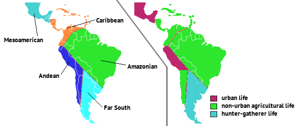 Indigenous Culture Areas of Meso/South America