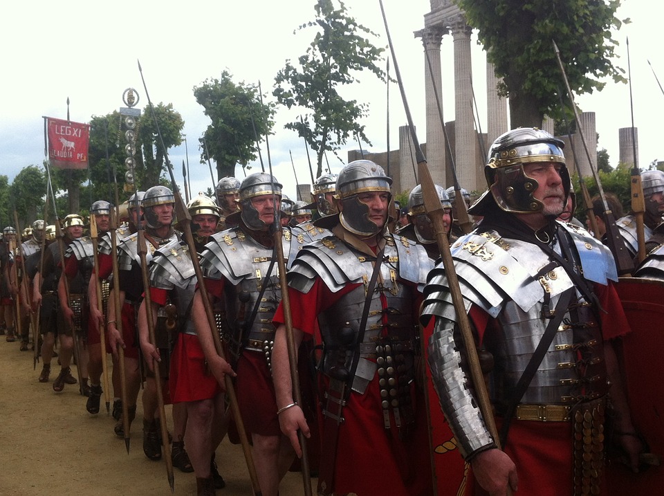 Legión, Romano, Ejército, Antigua, Militar, Soldados