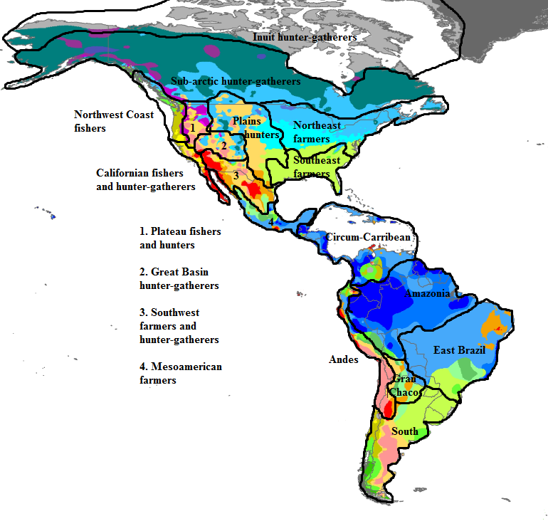 Resultado de imagen para pre columbian map of america