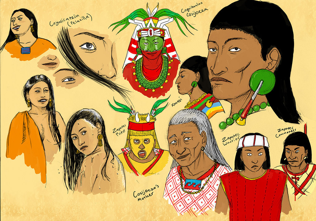 Zapotec Characters + More by Kamazotz