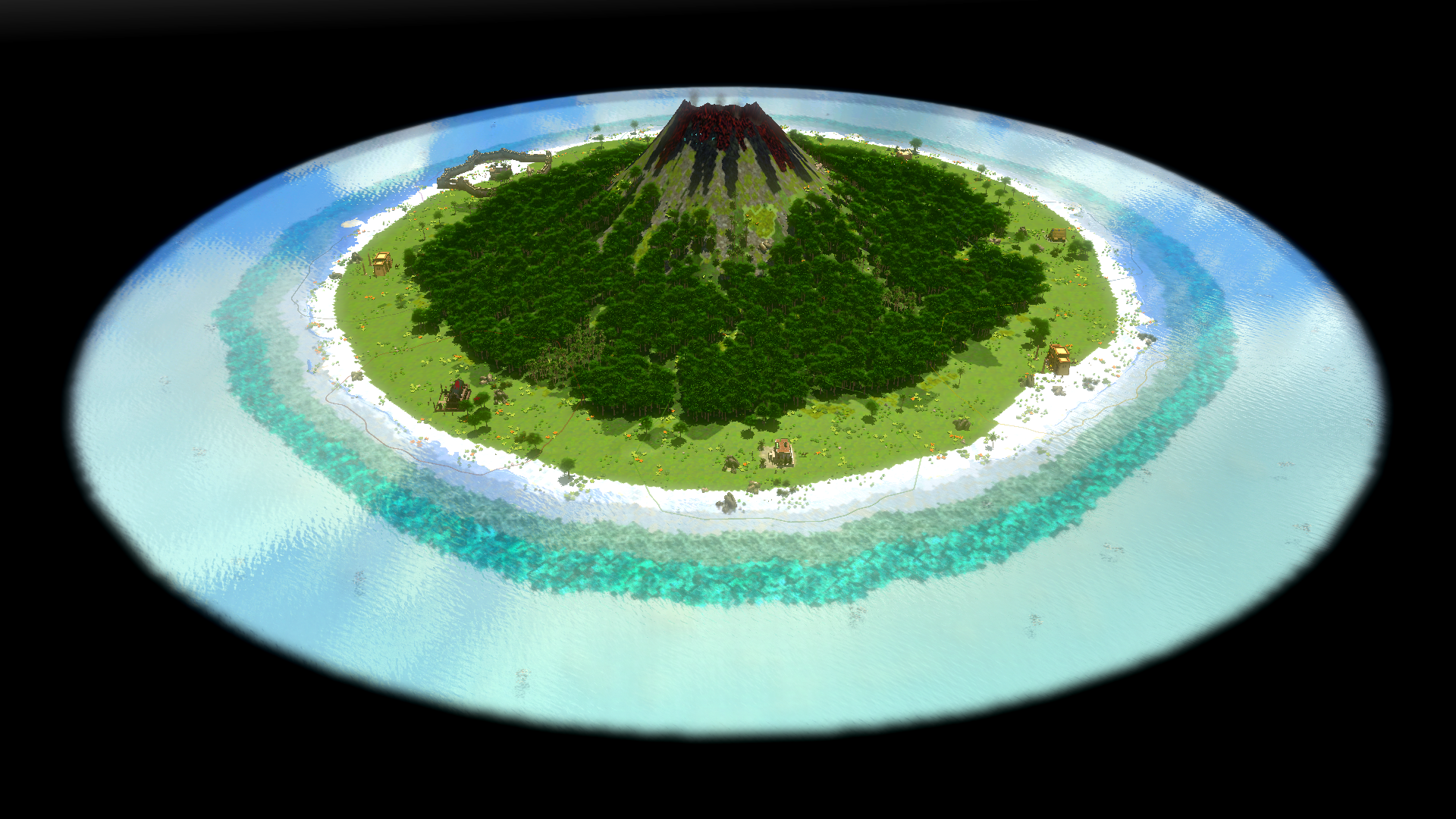 Random map: Volcanic Island - Scenario Design/Map making