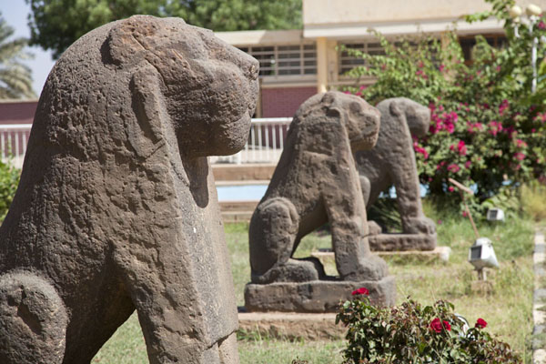 Kingdom of Kush Kushite Nubia Sudan Africa history lion statues stone sculpture sudan-national-museum01.jpg