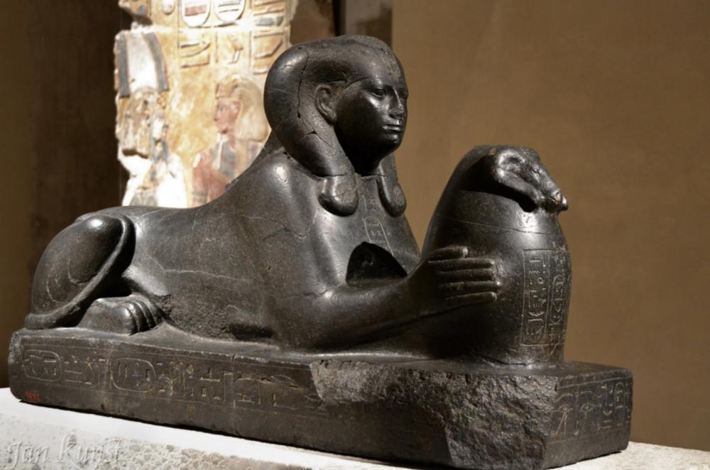 Kingdom of Kush Kushite 25th Dynasty Sphinx of Shepenwepet II daughter of Piye, Karnak Thebes Egypt copy.jpg