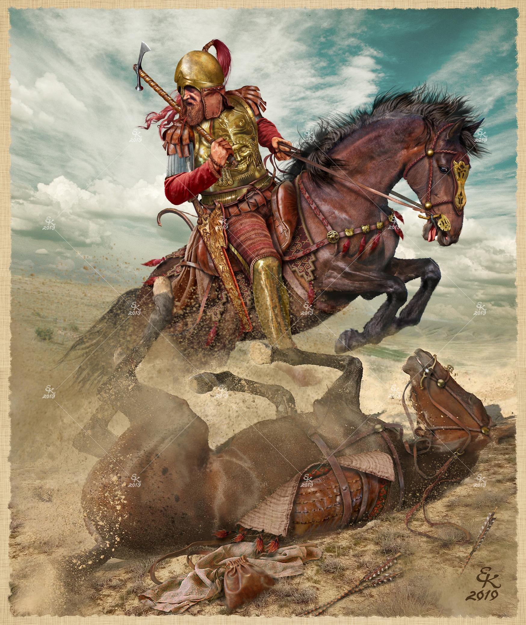 ArtStation - Parthian Cataphracts