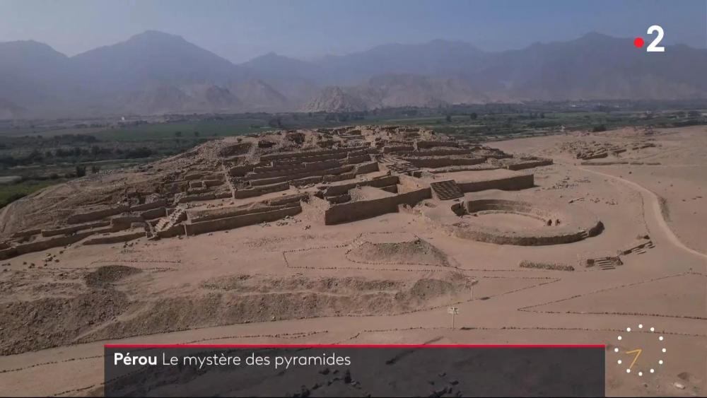 French TV news about Caral, Perù