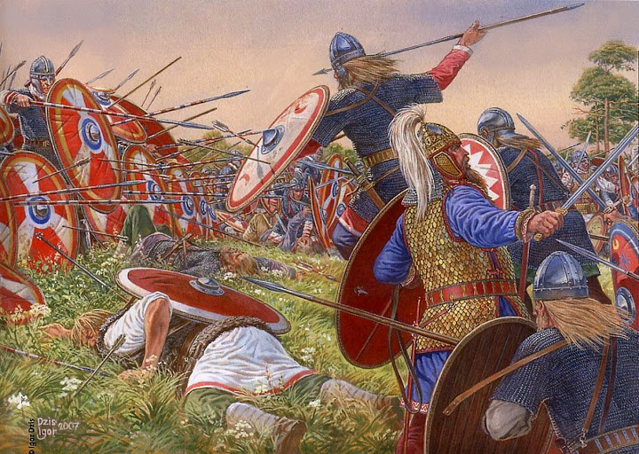 Batalla de Estrasburgo - Argentoratum 357 dC Juliano el Apostata vence a los alamanes.jpg
